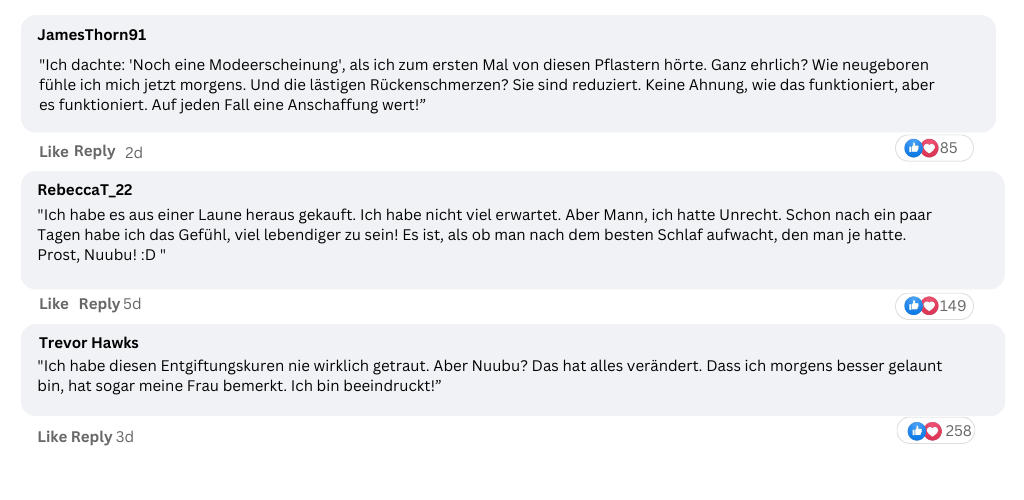 Derila real testimonials